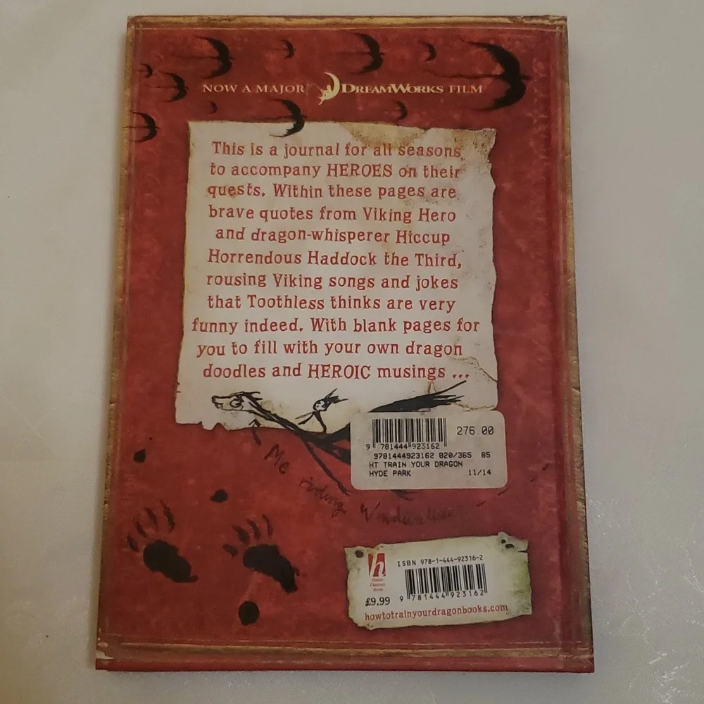 Cressida Cowell journal heroes